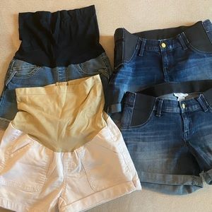 Lot of 4. Maternity shorts